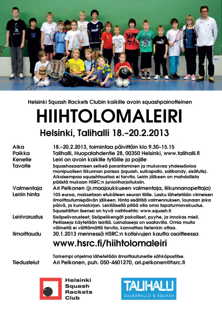 HSRC hiihtolomaleiri 2013 juliste